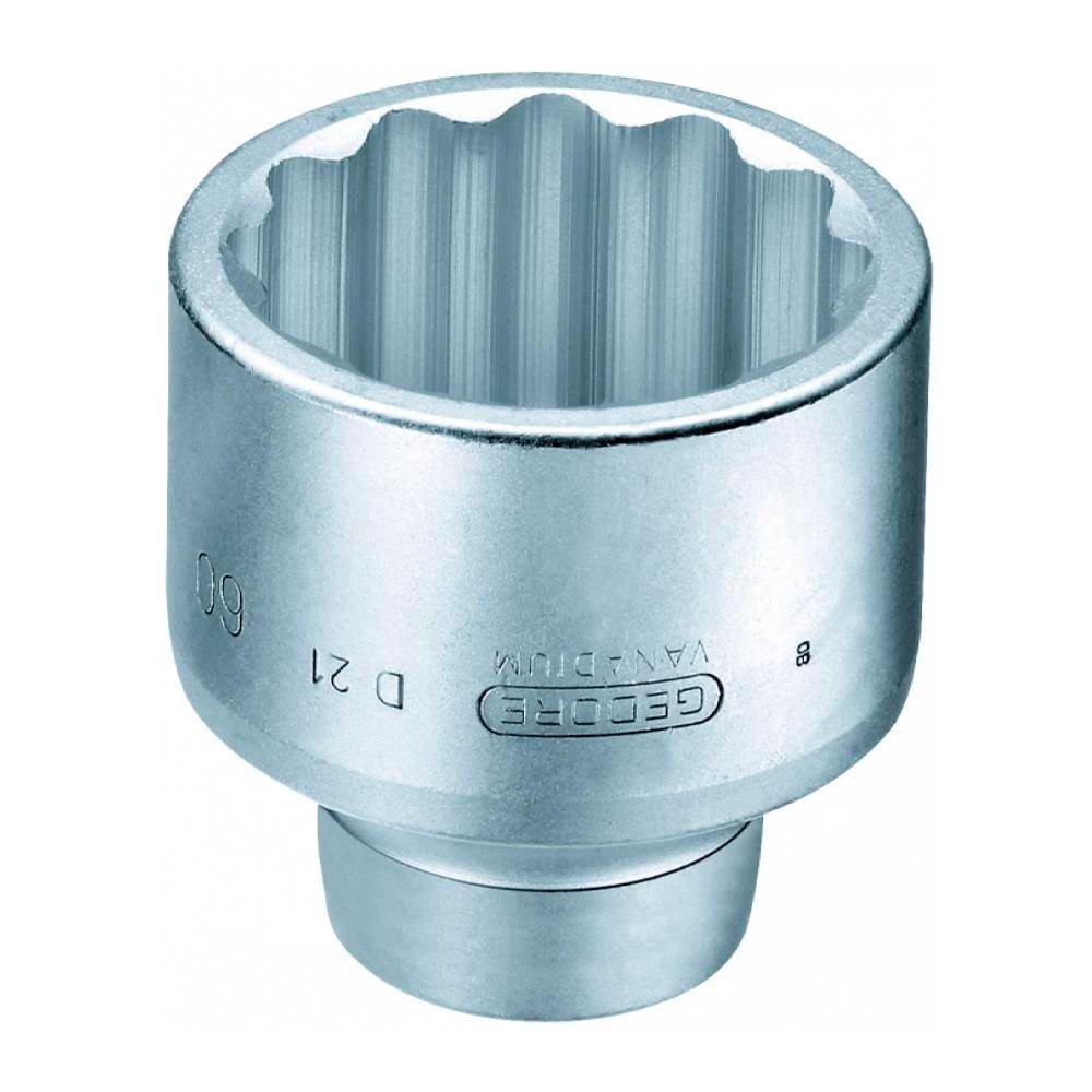 Soquete Estriado Curto 2.1/8" Encaixe de 1" - Gedore 018059