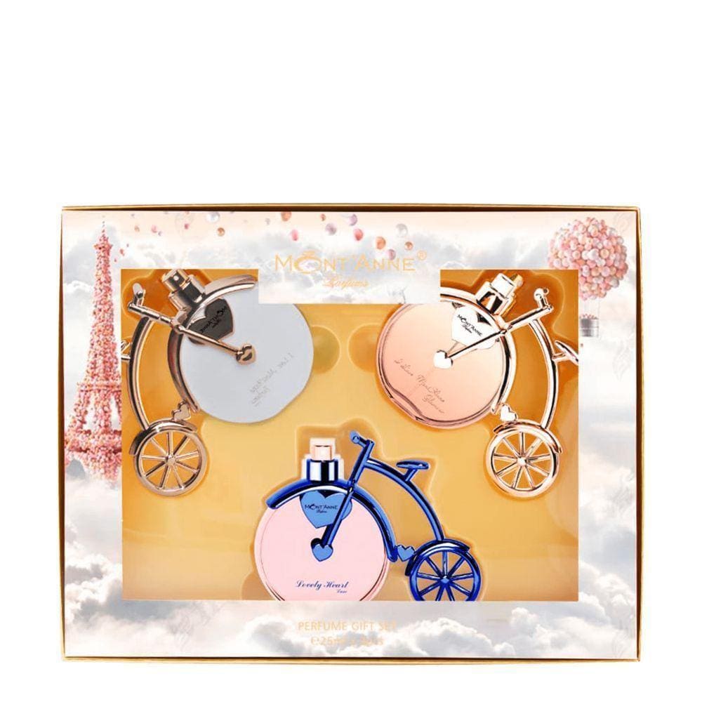Parfums I Love Mont\\`anne Parfums Luxe + I Love Mont\\`anne Glamour 25ml + Lovely Heart Luxe 25ml