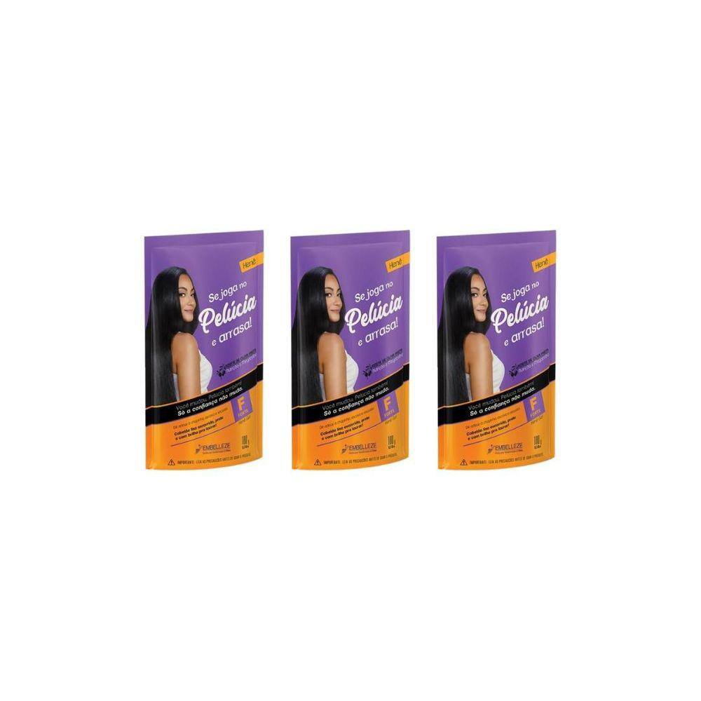 Hene Pelucia Pouch 180G Forte - Kit C/3Un