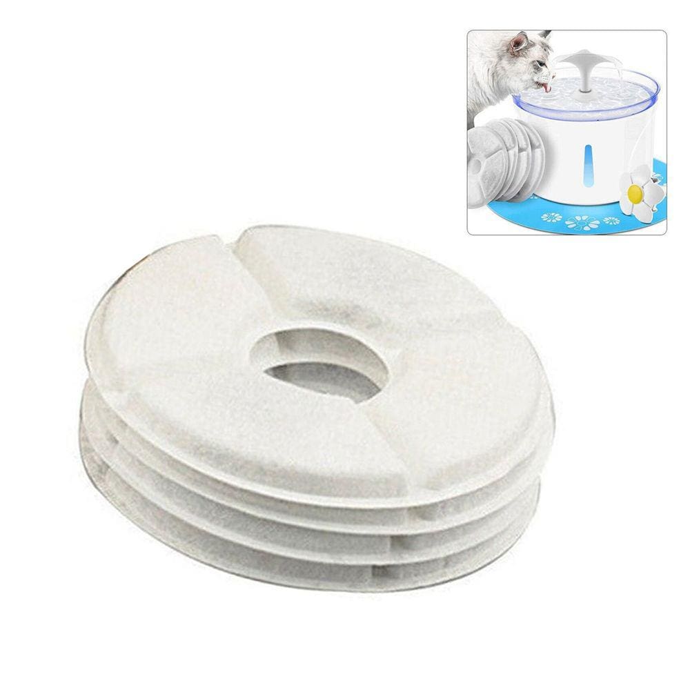 Refil Filtro 4 Uni Carvao Ativado Fonte Bebedouro Pet Gato Animais Agua Limpa Potavel Saudavel