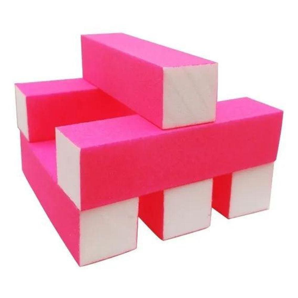 Kit 10 Lixas Polidora Bloco Unha Gel Manicure Profissional