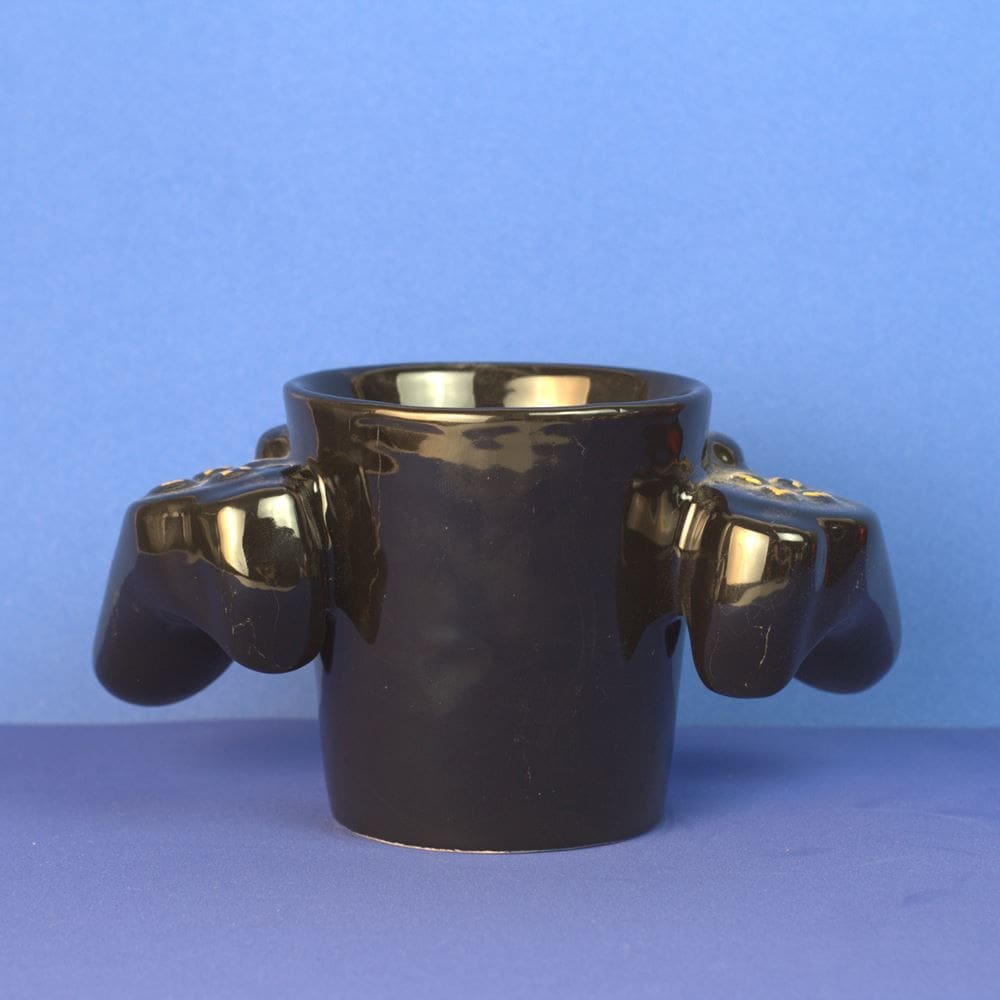Caneca Joystick Play To Start Preto