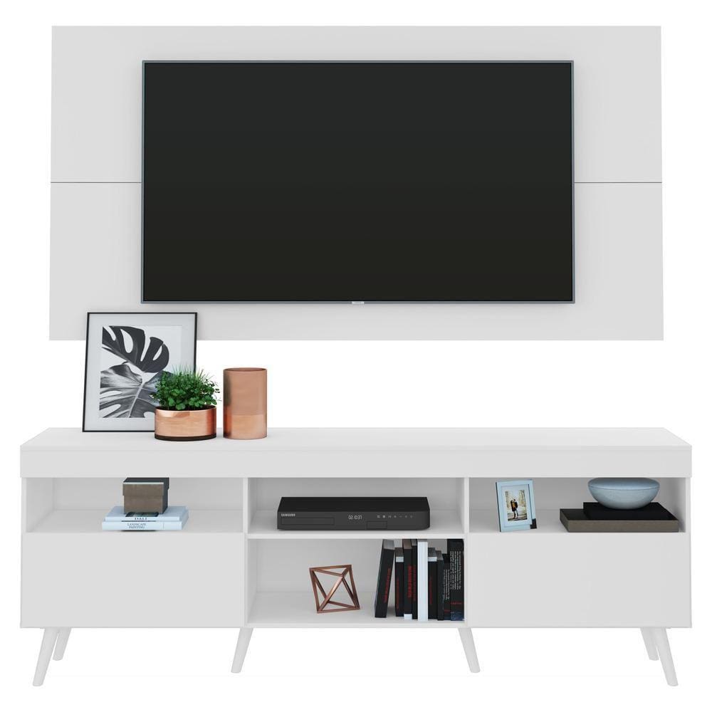Rack com Painel e Suporte TV 65” Retrô Flórida Multimóveis V3134