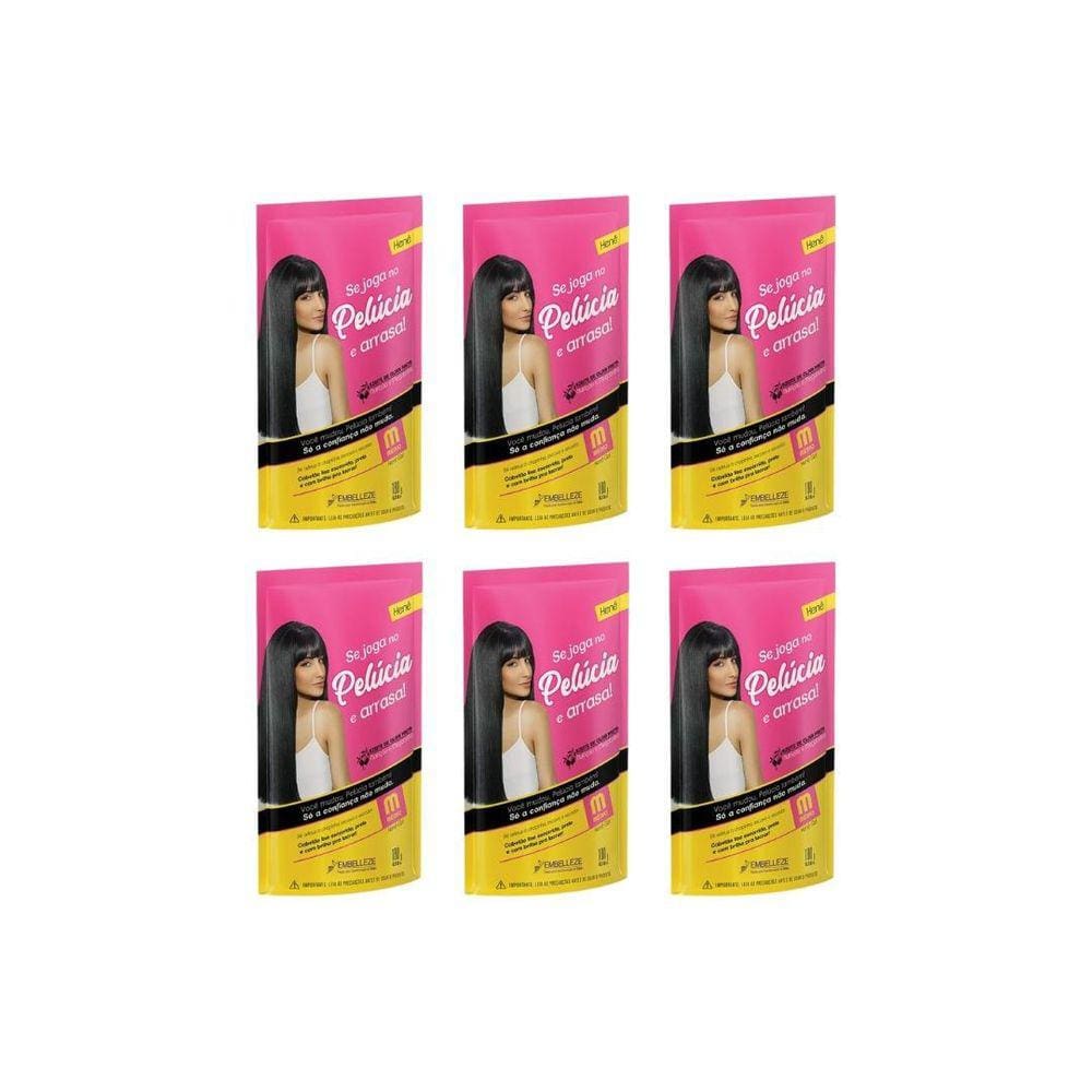 Hene Pelucia Pouch 180G Medio - Kit C/6Un