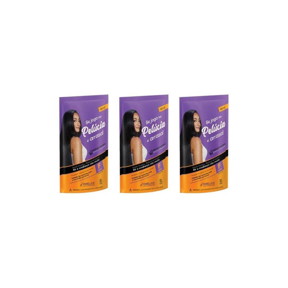 Hene Pelucia Pouch 180G Forte - Kit C/3Un