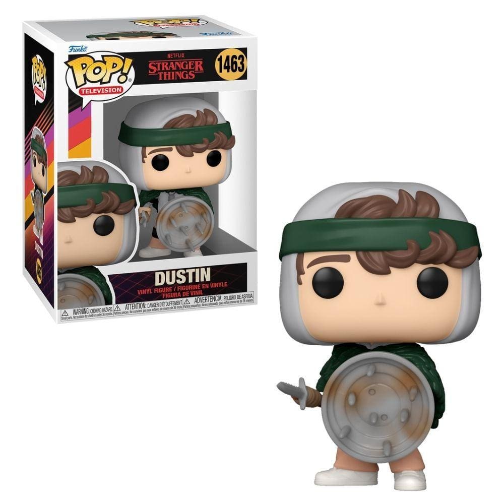 Boneco Funko POP! Stranger Things S4 Dustin with Shield??