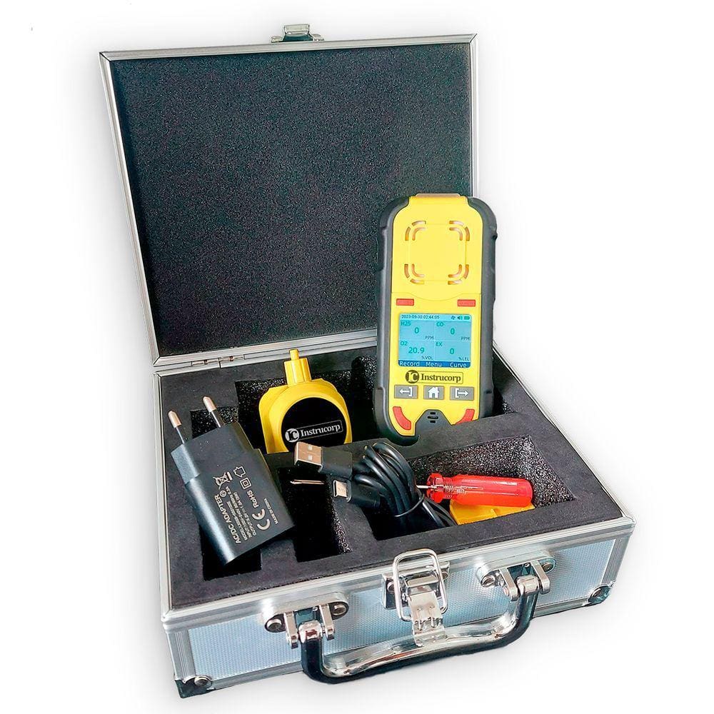 Detector Multigás Co H2s O2 Lel + Rastreavel RBC