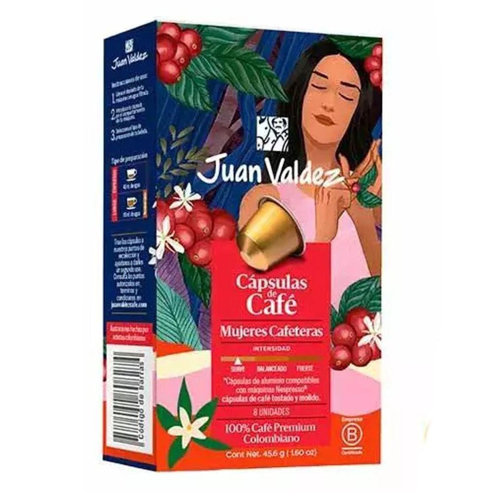 Café Juan Valdez Mujeres Cafeteras 44,8G 8 Cápsulas