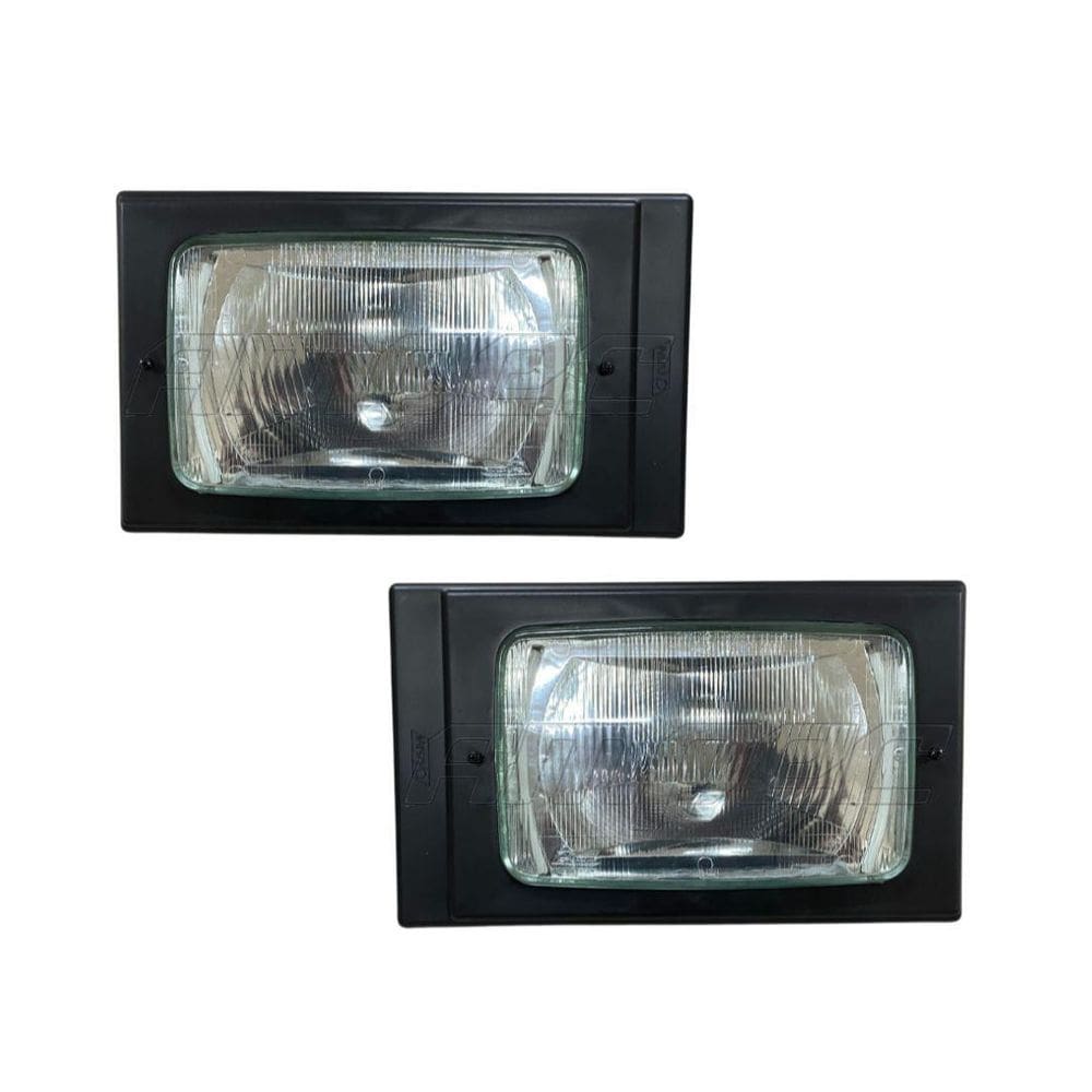 Par Farol Moldura Drl Led Compativel Scania 112 113 Ld Le