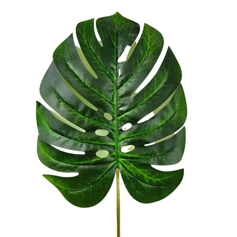 Costela De Adão 71X27Cm Haste Planta Artificial Toque Real