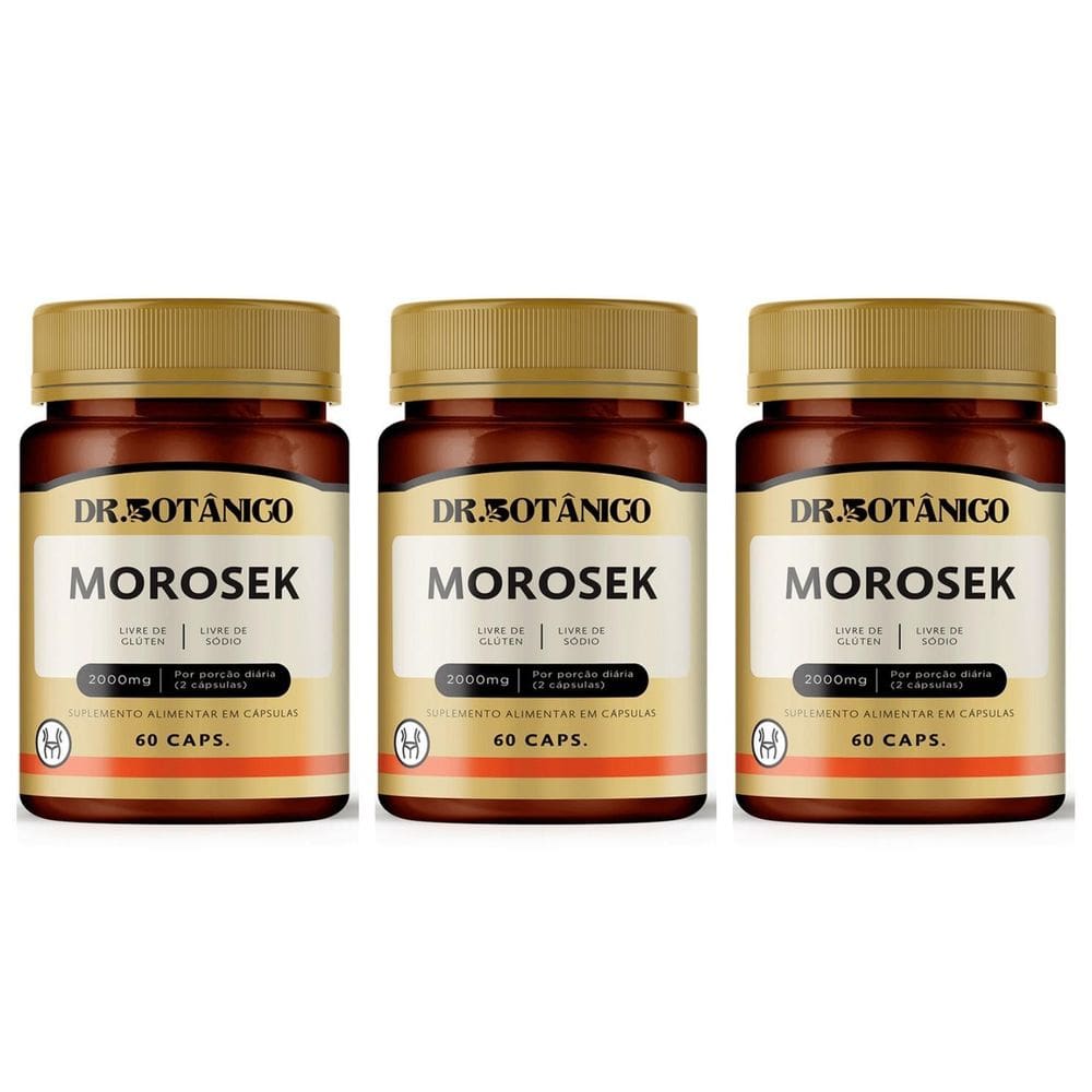 Kit 3 Un - Morosek 2000Mg 60 Capsulas Dr. Botanico