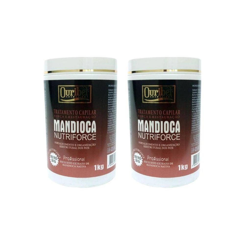 Mascara Ouribel Mandioca 1000G - Kit Com 2Un
