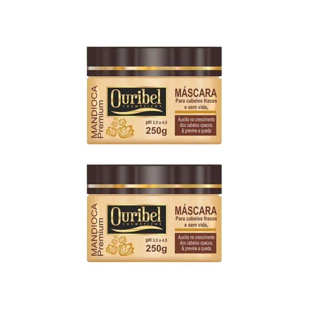 Mascara Ouribel Mandioca 250G - Kit Com 2Un
