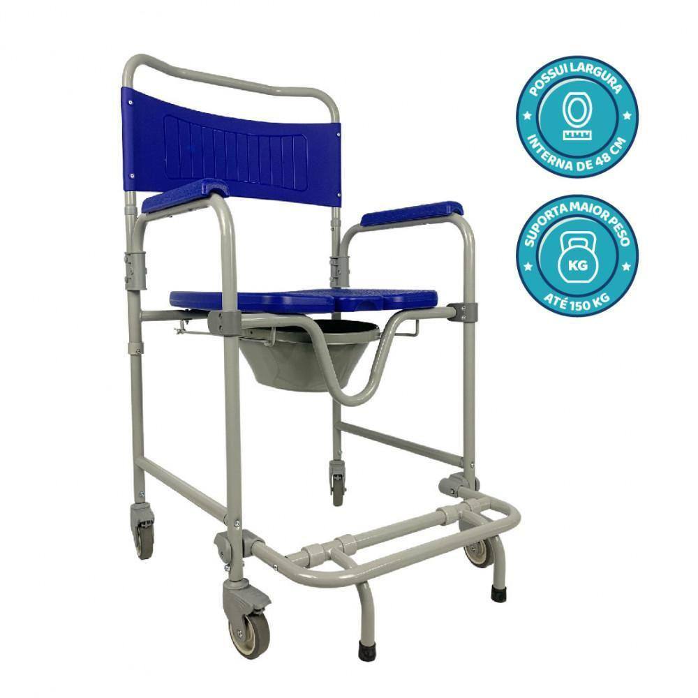 Cadeira Banho Dobrável E Desmontável Até 150 Kg D45 Dellamed