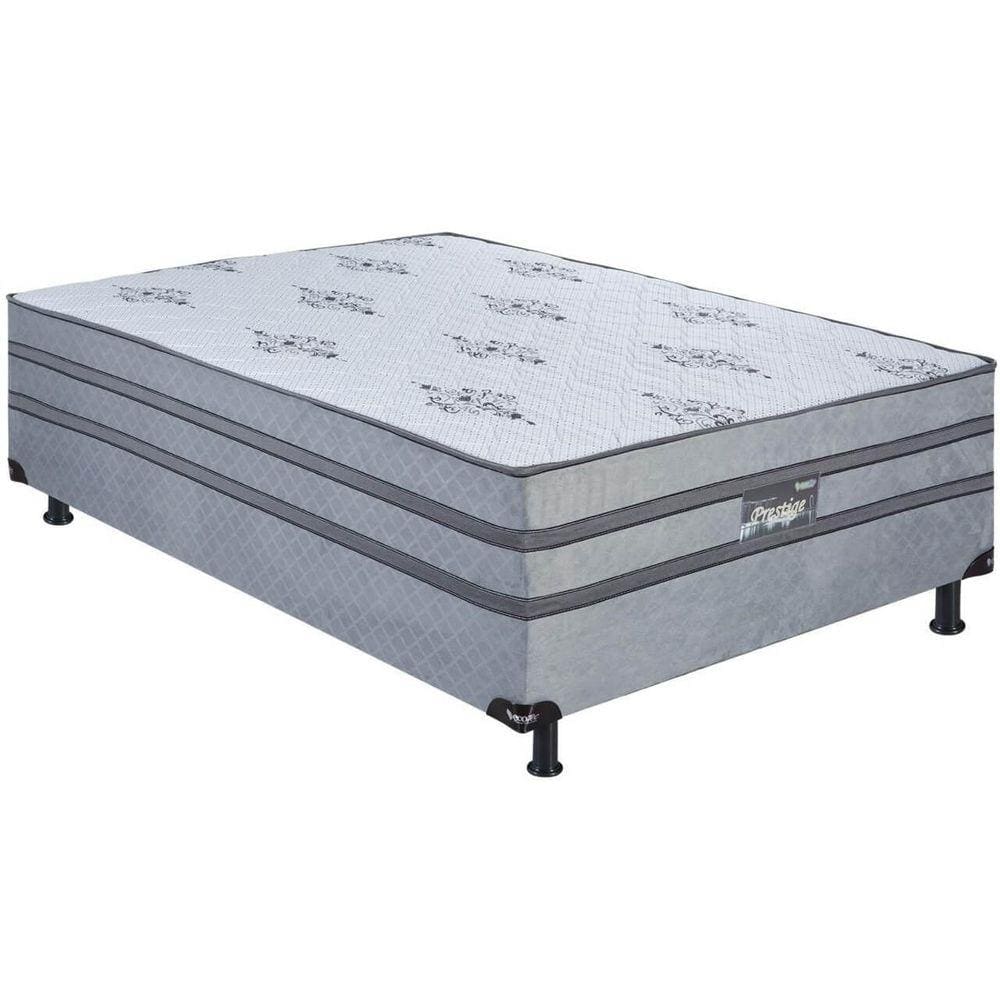Cama Box Prestige Casal com Molas Ensacadas 138x188x60cm Ecotec