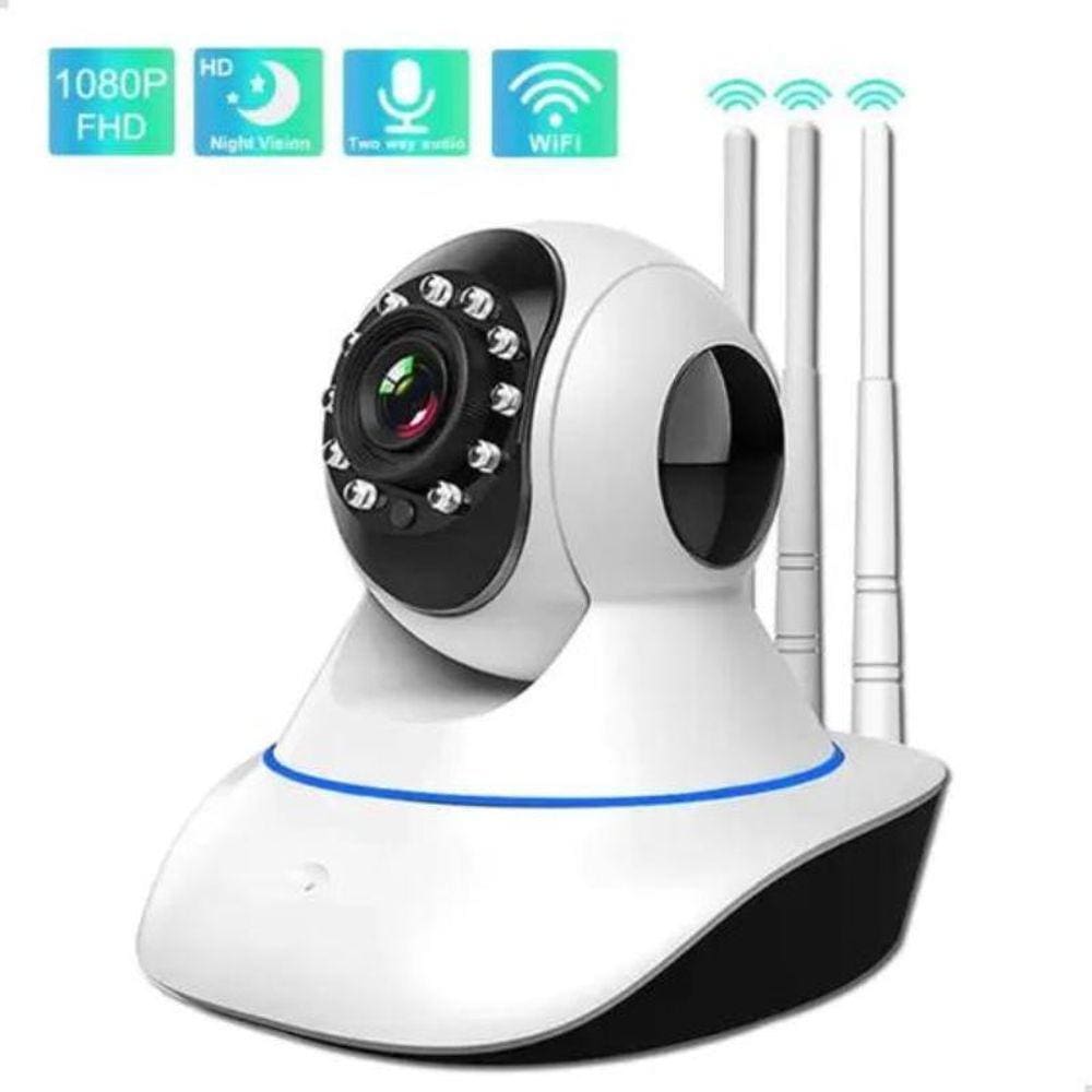 Camera Ip Wifi Robozinho Baba Eletrônica Audio Monitoramento