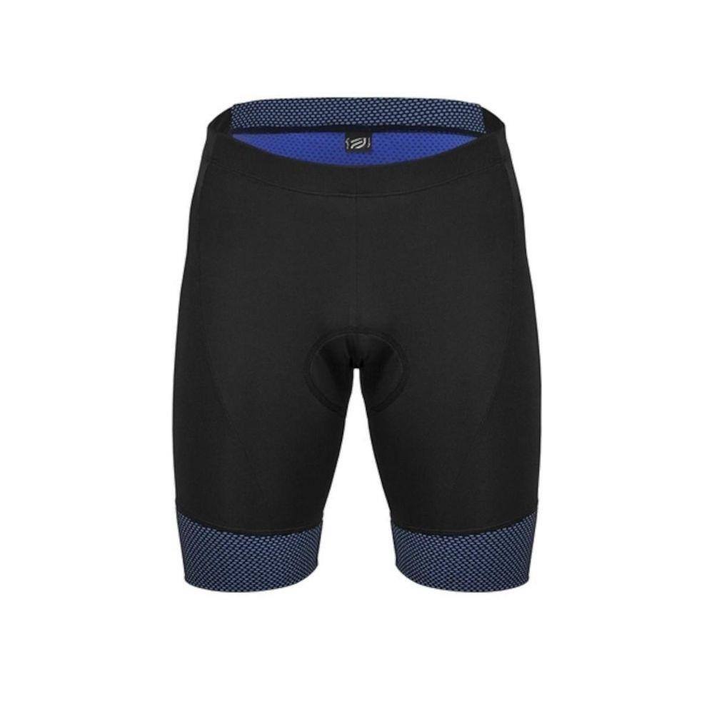 Bermuda Ciclismo Asw Versa Tamanho G Preto E Azul