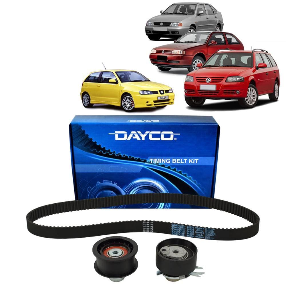 Kit Correia Dentada Seat Ibiza Gol Parati Polo Classic.