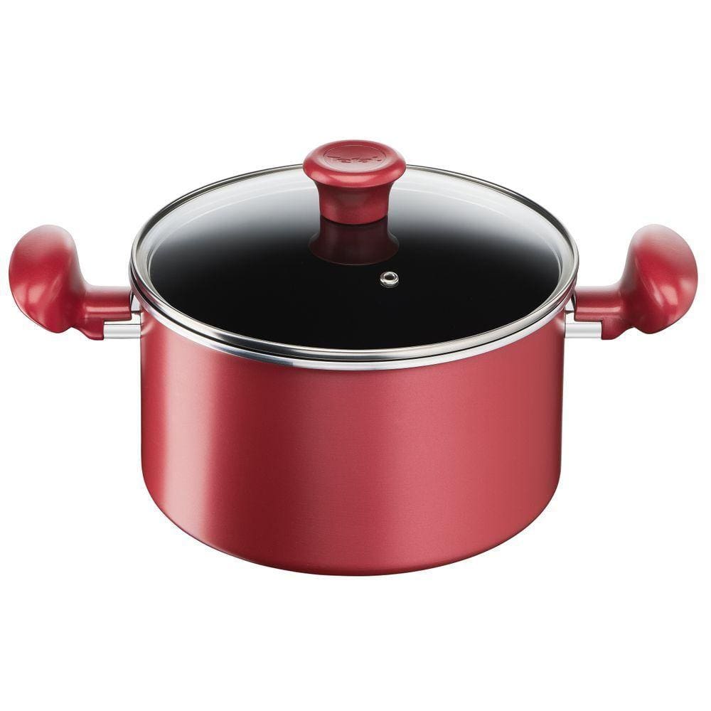 Caçarola Com Indução Tefal So Chef 22cm Vermelha