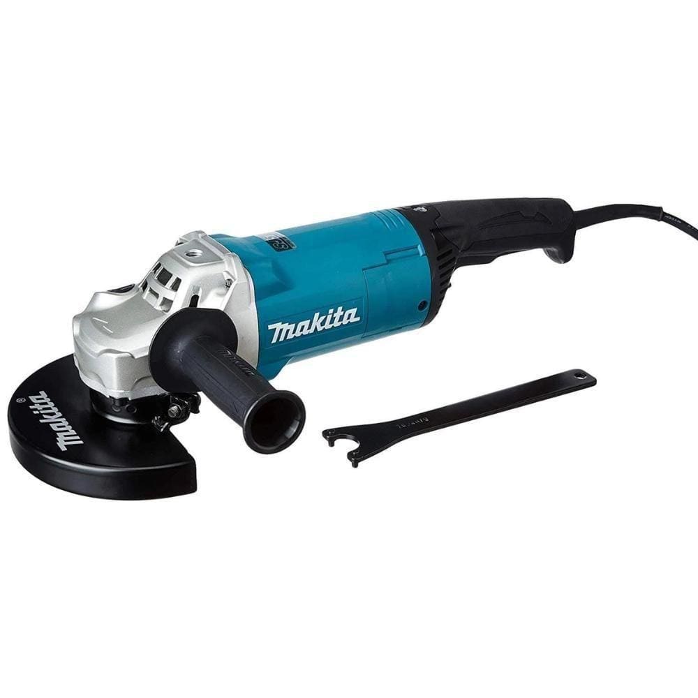 Esmerilhadeira Angular 180mm Industrial 2200w Com Punho Lateral E Chave Ga7061r 220v Makita