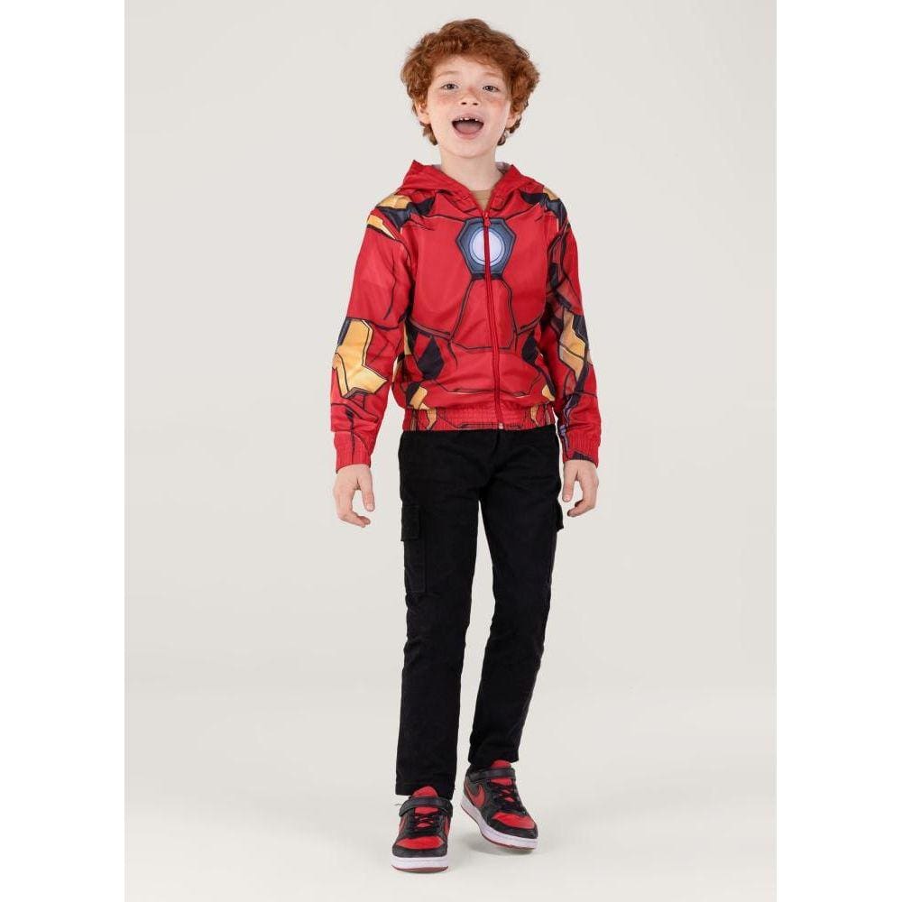 Jaqueta Microfibra Os Vingadores Infantil Unissex Brandili