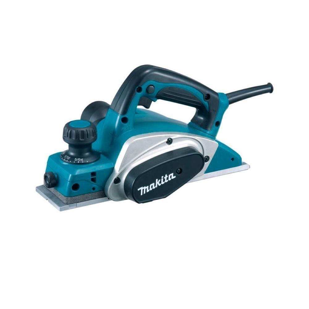 Plaina Elétrica 82mm Industrial 620w Conjunto Calibrador Guia Faca Chave Soquete Kp0800 127v Makita