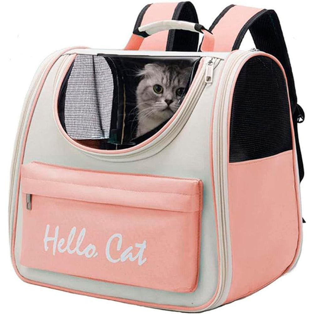 Bolsa Mochila Transporte Gato Pet Cachorro Animais Estimaçao Pequeno Porte Visao Panoramica Viagem Passeio Caminhada Bolsos
