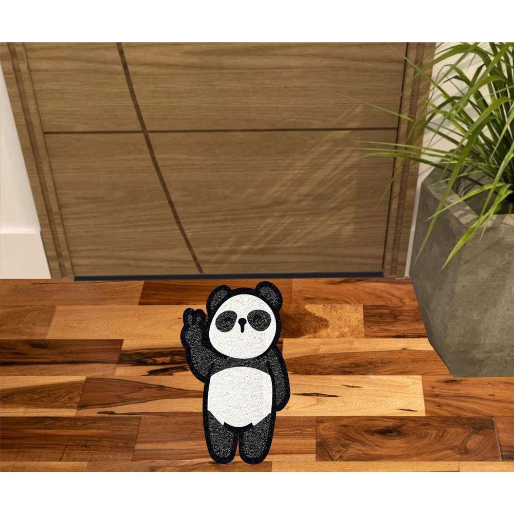 Tapete Capacho Panda No formato 80X40 cm