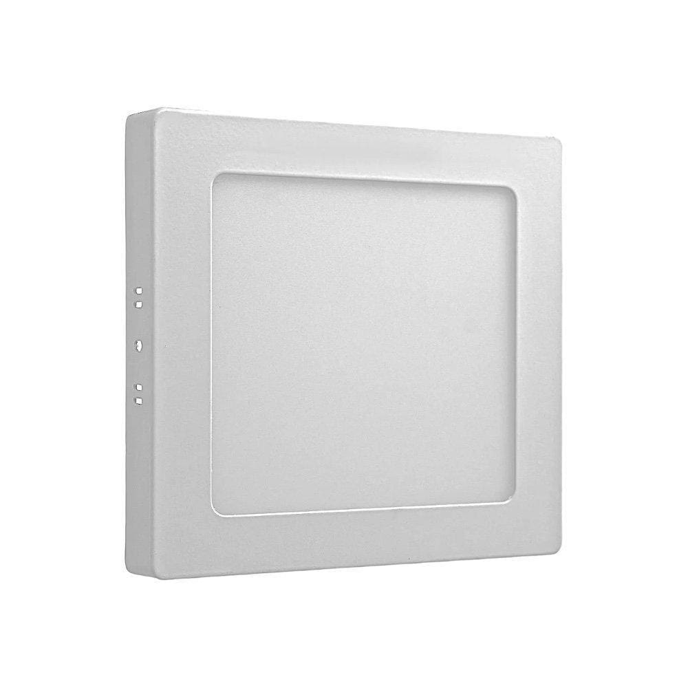 Luminária Plafon 12W Led Quadrado Sobrepor 6500K