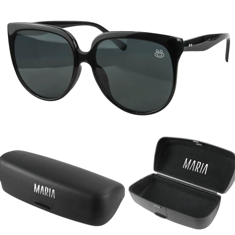 Oculos sol social proteção uv feminino vintage praia + case quadrado presente estiloso verão moda