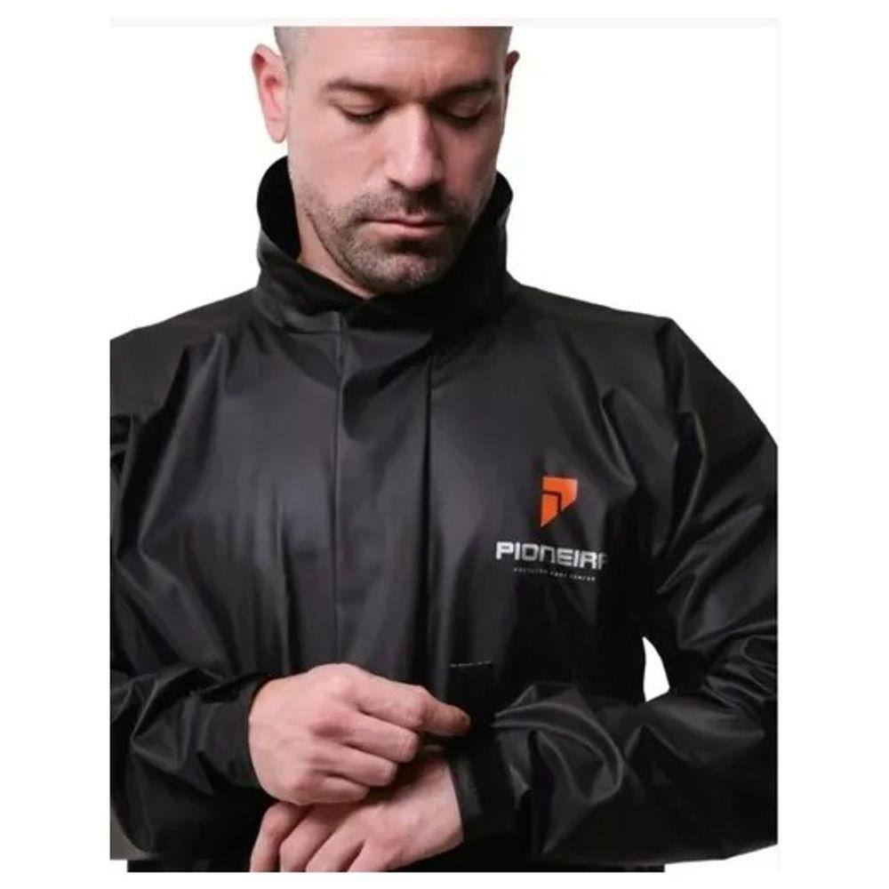 Capa De Chuva Masculino Combate (Conjunto) Pioneira Pvc-Ggg