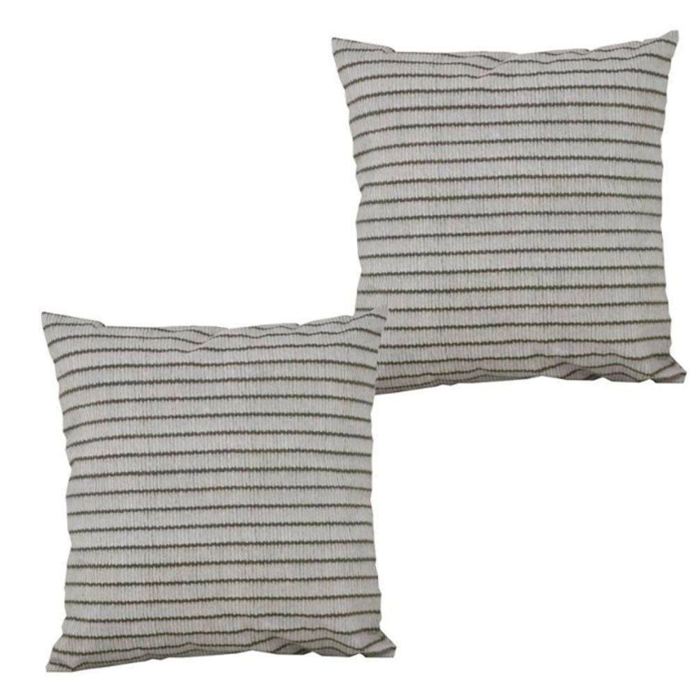 2 Almofadas Cheias Sofa Sala Impermeável Decorativa Antimofo Cabanas