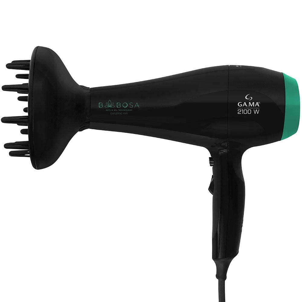 Secador de Cabelo Babosa Ceramic Íon Antifrizz Motor AC Profissional