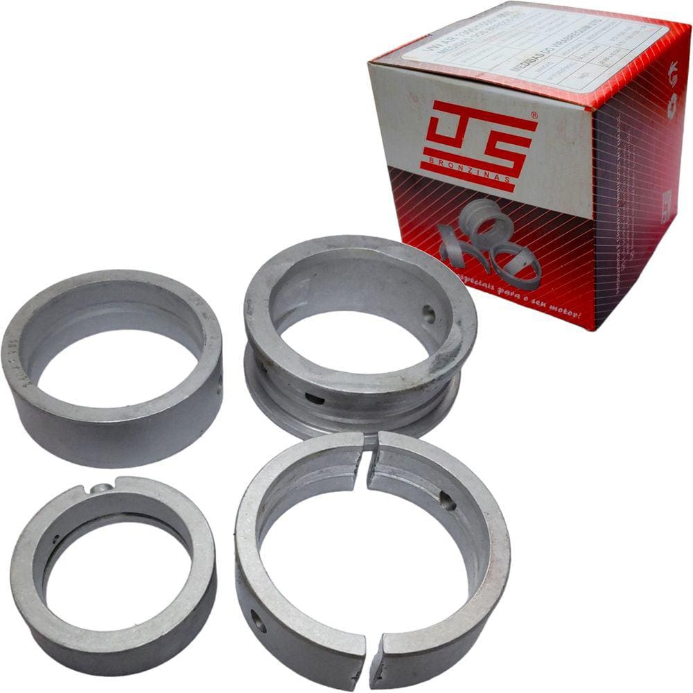 Jogo De Bronzina De Mancal 3,00 X 1,00 Vw Ar 1300 1500 1600 Fusca Kombi Flange 4mm
