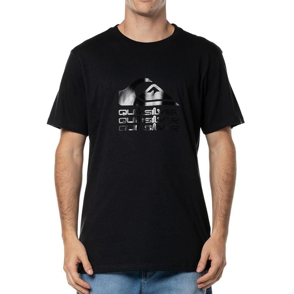 Camiseta Quiksilver Three Omni WT24 Masculina Preto