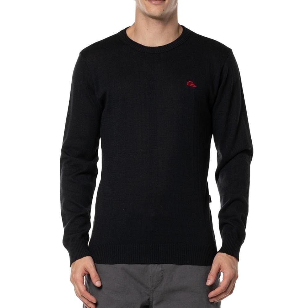 Tricot Quiksilver Embroidery WT24 Masculino Preto