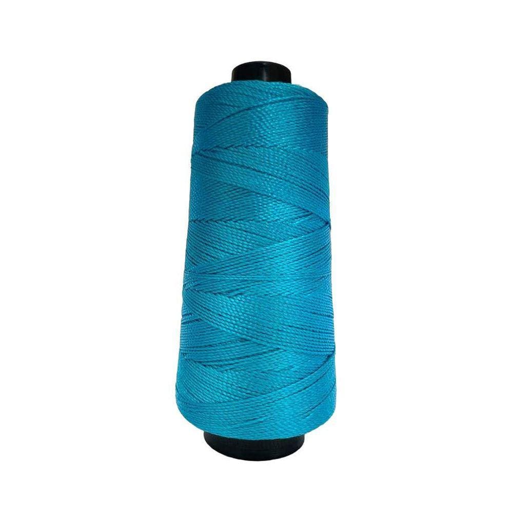 Linha Trico Croche 500M Para Trançar Cabelo - Esmeralda