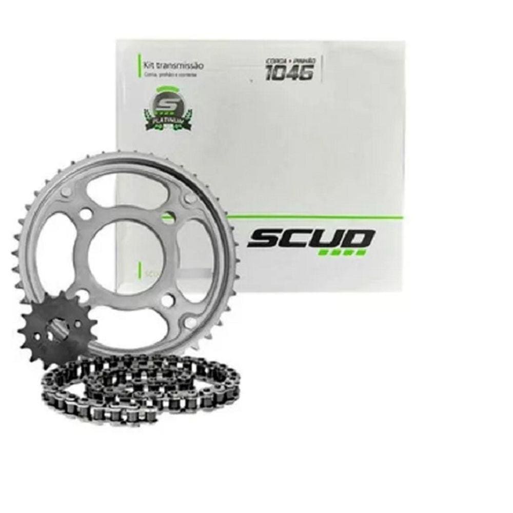 Kit Relacao (Corr+Coroa+Pinhao) Scud Honda Titan 150 Sport
