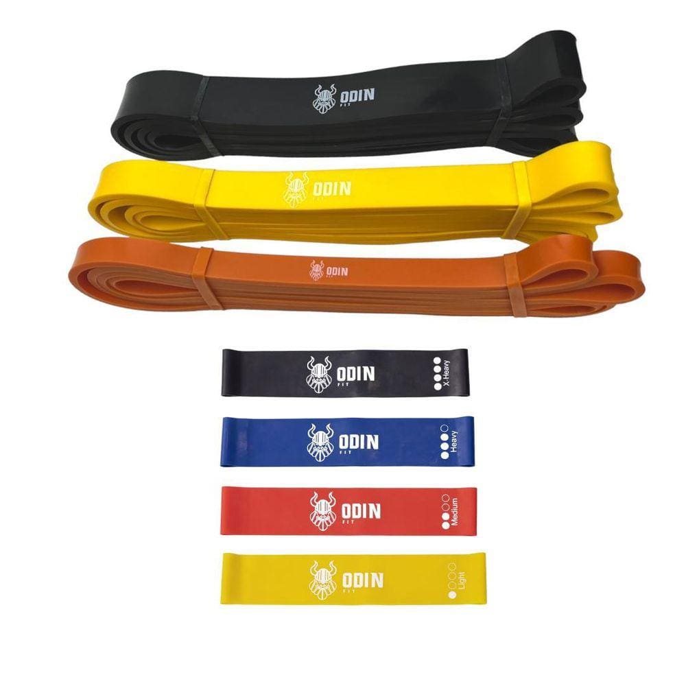 Kit Elástico Para Treino Extensor Super Mini Band Odin Fit