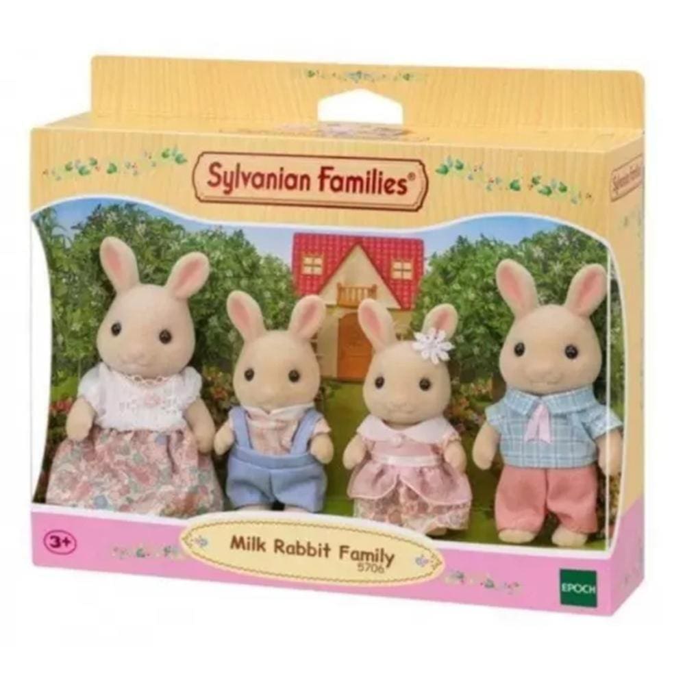 Familia dos Coelhos de Leite - Sylvanian Families