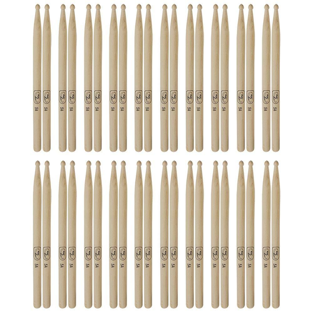 Kit com 20 Pares de Baquetas para Bateria Maple 5A New York