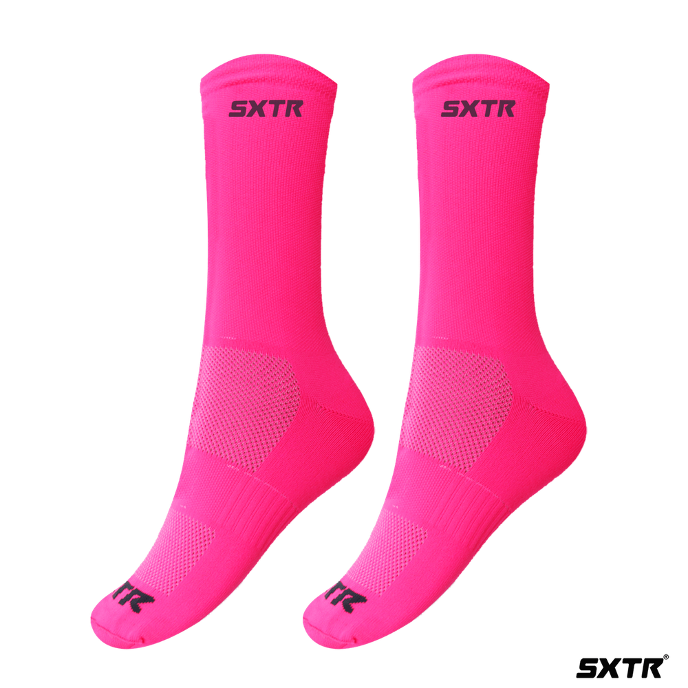Meia de Ciclismo SportXtreme Longa - Rosa