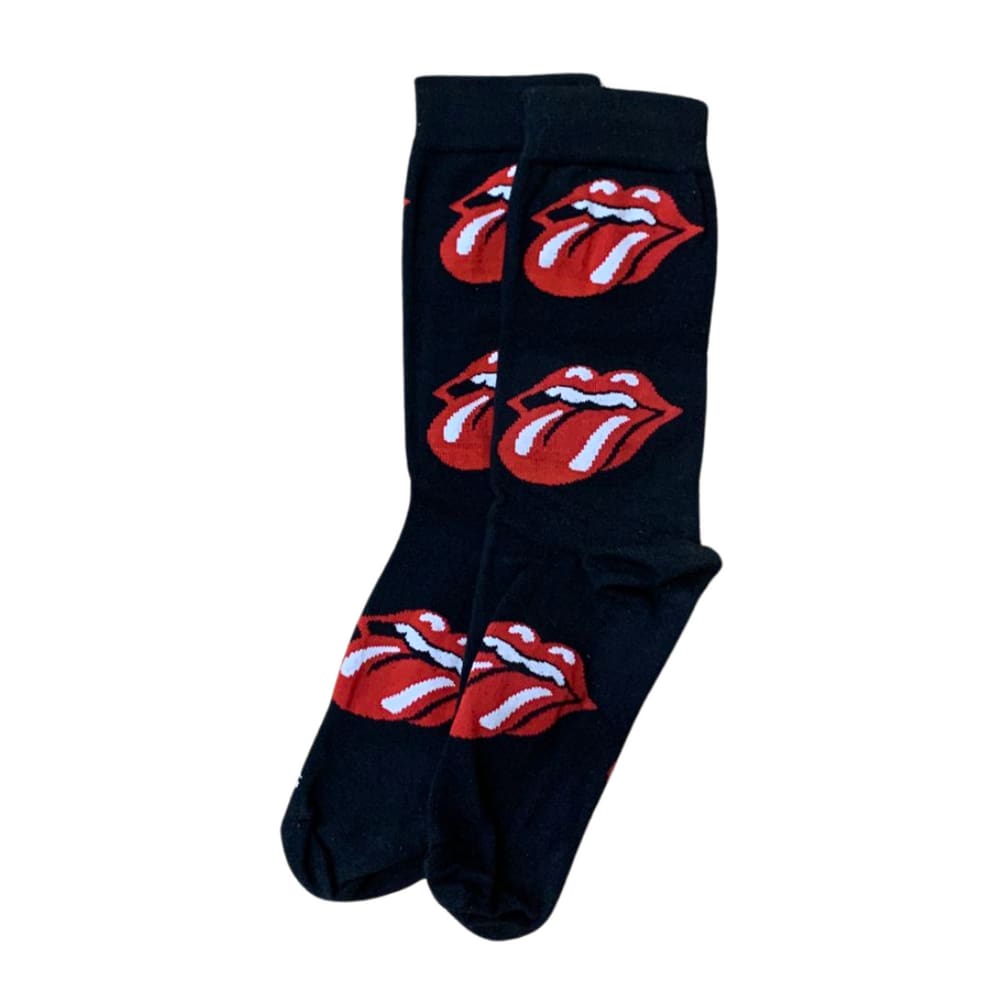 Meia Hold Rolling Stones Cano Alto