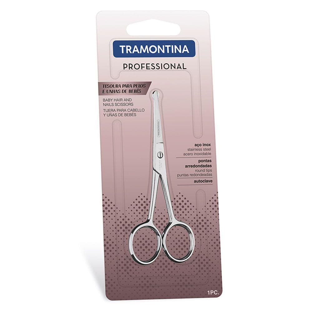 Tesoura de Pelos e Unha para Bebês Tramontina