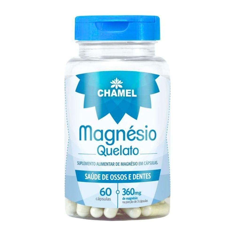 Magnésio Quelato 60 Cápsulas Chamel