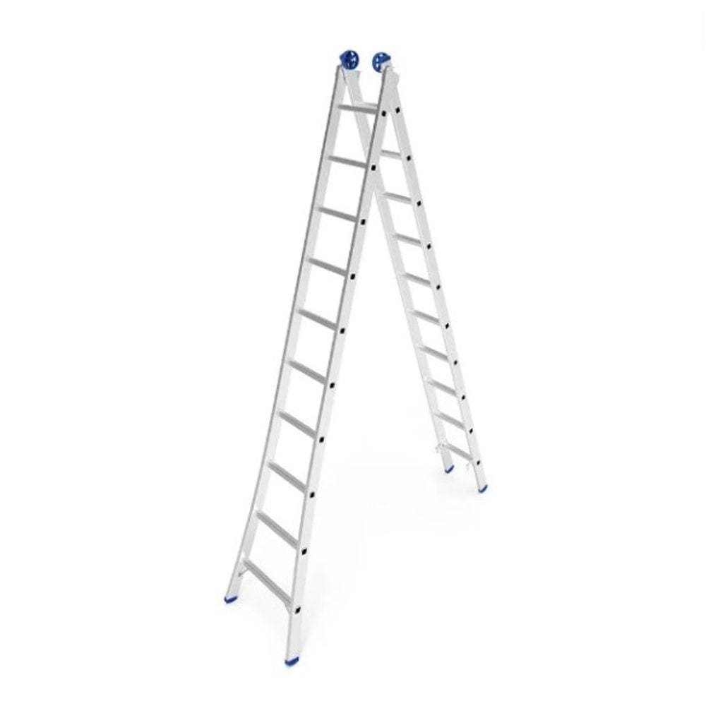 Escada Extensiva 2X14 Aluminio Mor