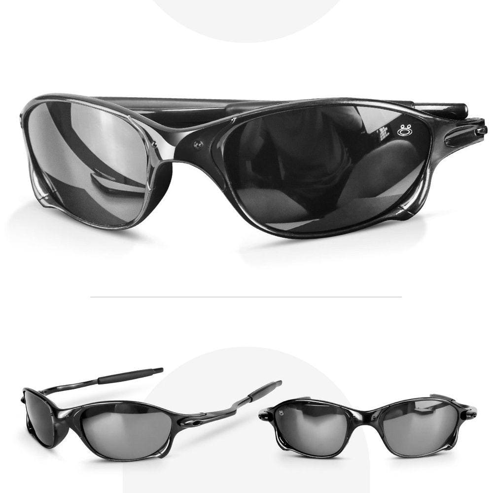 oculos sol masculino preto praia lupa proteção uv qualidade premium estiloso Spaceman