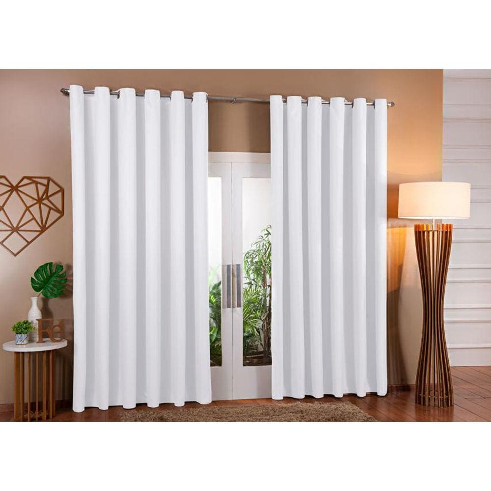 Cortina Blackout Em Tecido Corta Luz 4,00 X 2,80 Sala E