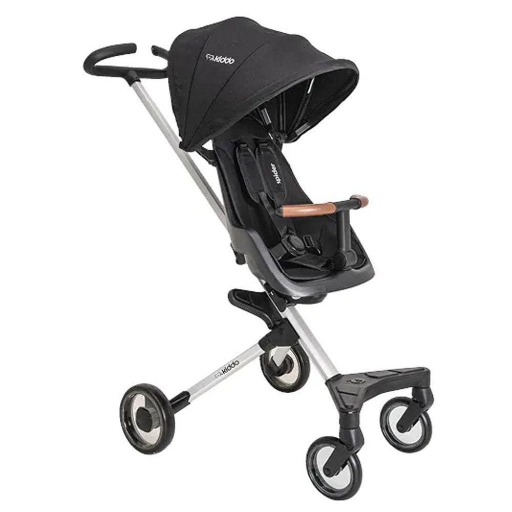 Carrinho De Bebê Spider Preto Até 15Kg - Kiddo