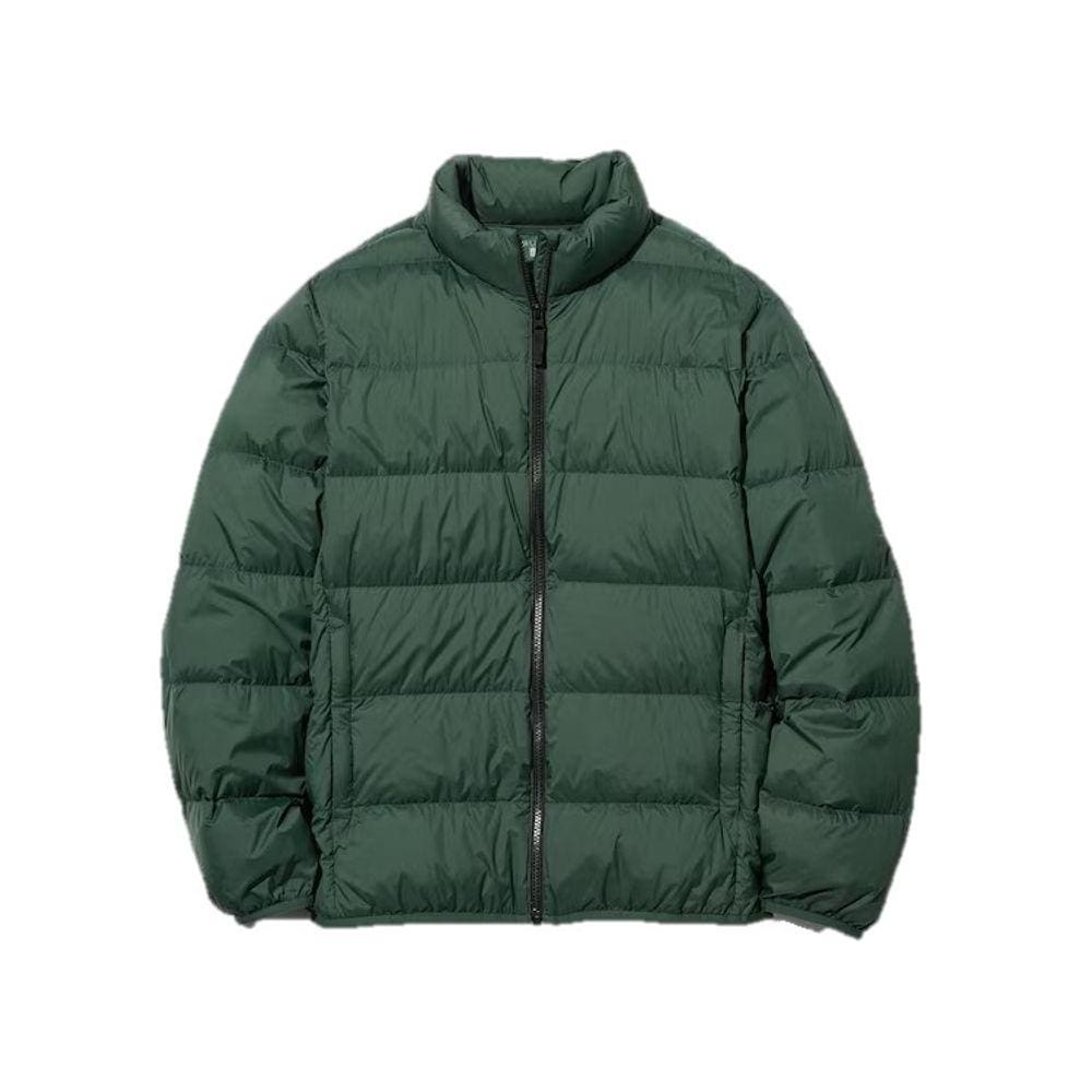 Jaqueta Uniqlo Ultra Light Down 3D Cut Masculina Verde